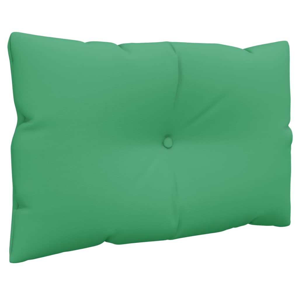 2 Piece Pallet Cushion Set Green Fabric