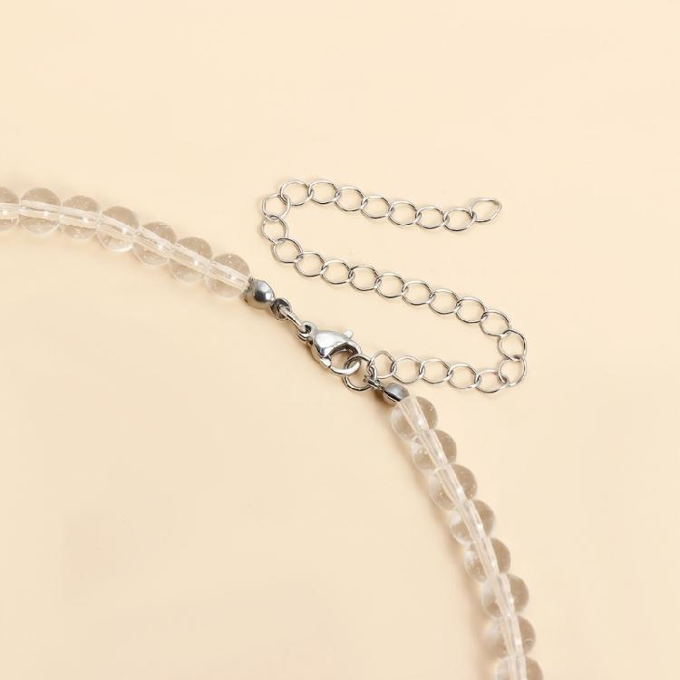 Versatile Rhinestones Heart Pendant Necklace With Swing Fringe Design Lightweight Chain For Casual Or Evening Wear