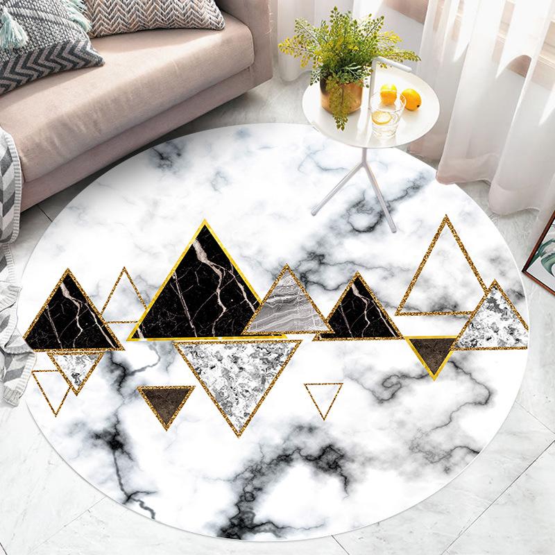 

Круглые ковры для украшения дома, гостиной, спальни, ковер, диван, нескользящий коврик diameter 60CM