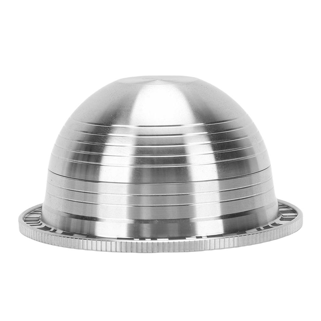 Refillable Coffee Pod Fit for Vertuo Plus Next Pop Stainless Steel Reusable Coffee Capsule with Brush Spoon