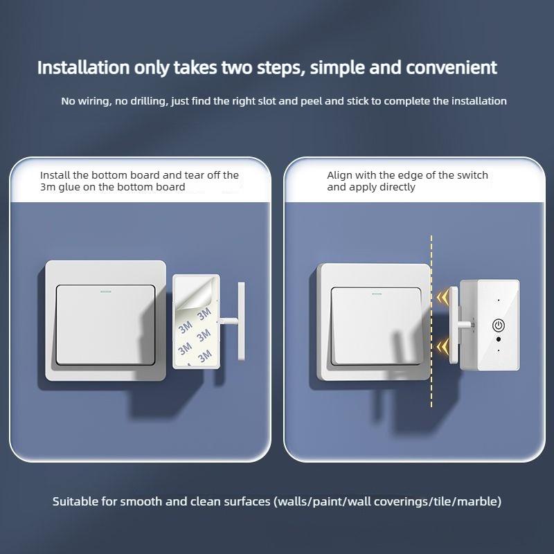 Wireless Remote Finger Switch Without Wiring Smart Remote Control for Lazy People To Turn Off Lights Smart Remote Control