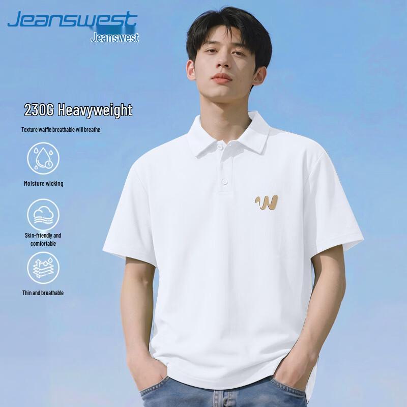 

Jeanswest Men s Waffle Polo Shirt 3XL