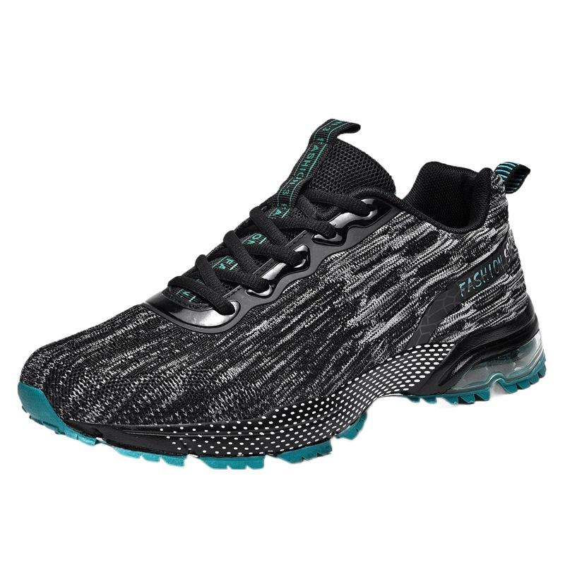 Large size men's shoes fly-woven mesh sneakers new shoes men's fashion casual air cushion shoes comfortable Mens