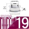 Stepped Timing Pulley 5M, 36 Teeth, T-Slot Width 16/21/27, Bore 5-25mm, BF Type.