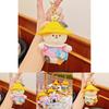 Cartoon Guinea Pig Plush Keyring With Hat And Clothing Design For Kids Backpack Accessories