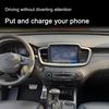 2 Din for KIA Sorento 2015-2018 Car Wireless Mobile Phone Charger Center Console Storage 18W Iphone Fast Charge Plate Holder