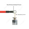8 AWG Gauge 8.3mm2 Soft Car Battery Inverter Silicone Cable with M6 M8 M10 Terminal Red Black Electric Wire for Auto Solar Truck