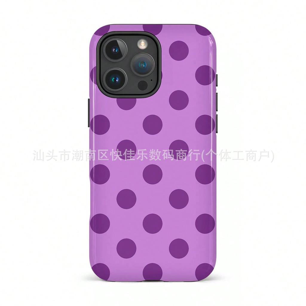 Compatible with iPhone 17 Pro Max cases, 14 Plus/15/16 Simple Polka dot iPhone 13, Film 11