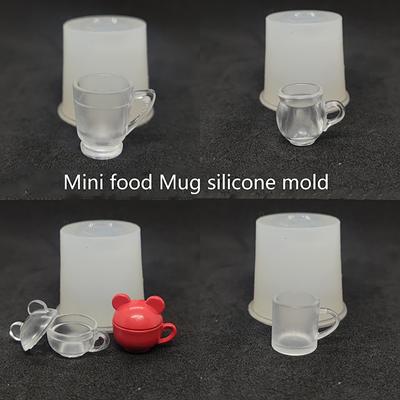 Puppenhaus Tasse Silikonform Puppenhaus Mini Tassen Modell Puppenhaus Dekorationszubehör Rollenspielzeug