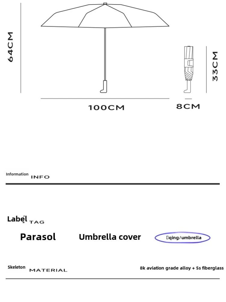 Süßer Haustier-Regenschirm, sowohl für Regen als auch als Sonnenschutz, Sonnenschutz und UV-Schutz, Großer faltbarer manueller Regenschirm