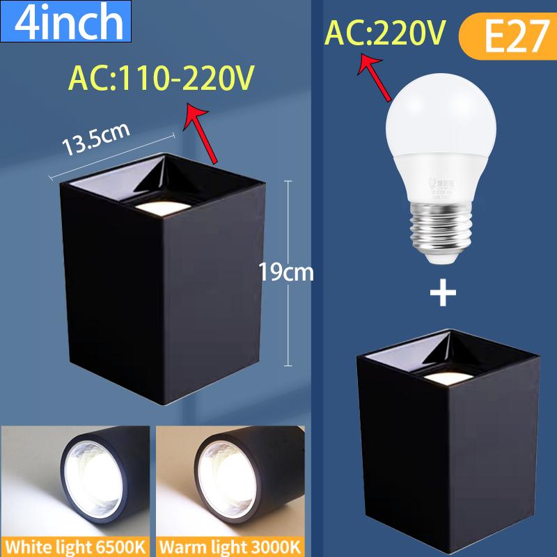 LED Stropní svítidlo 110V 220V Bodové světlo Dárek Žárovka E27 Šroubovací ústí PRO Pokoj Kuchyň Obývací skříně Veranda