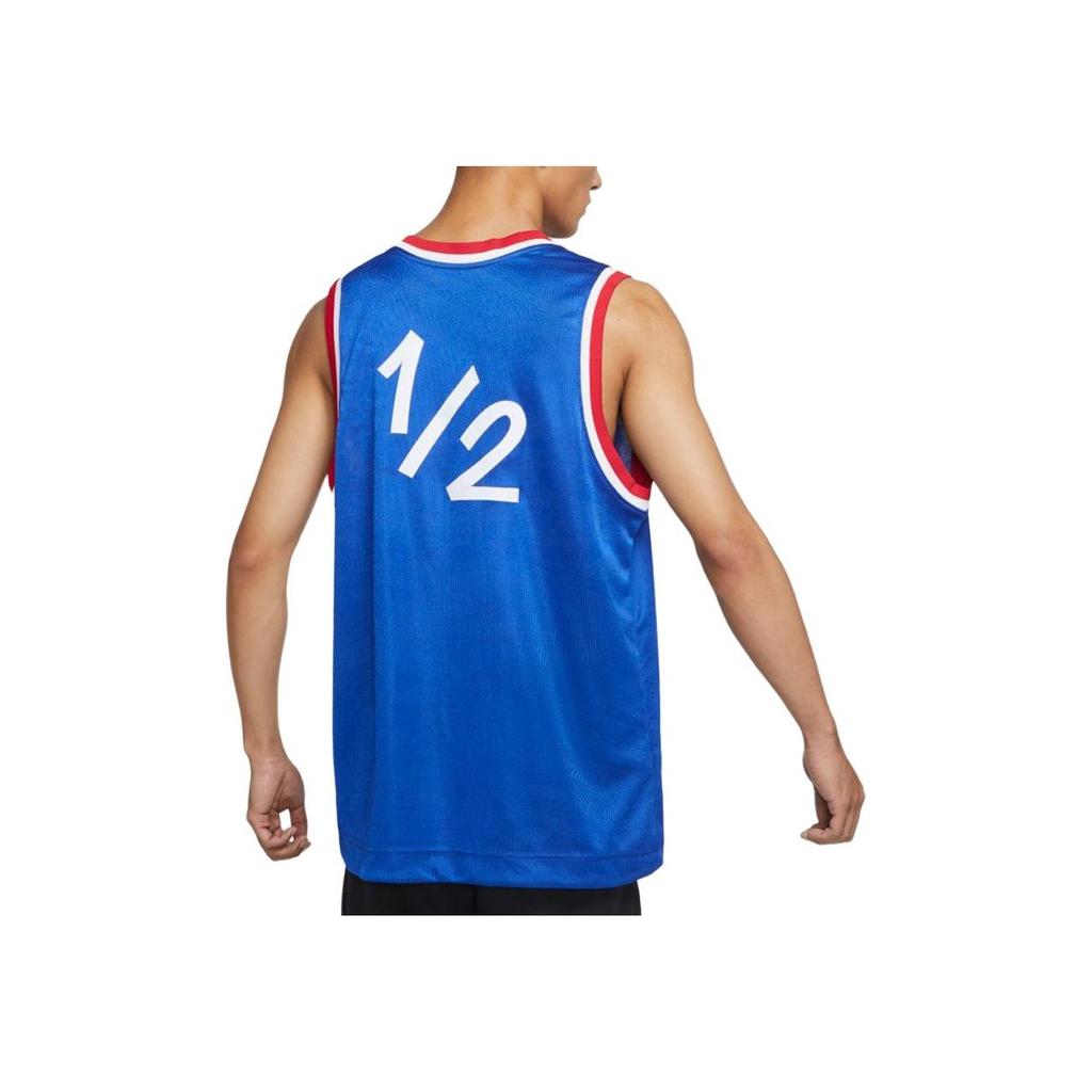 Nike Dri-FIT Round Neck Pullover Letter Number Print Sleeveless Basketball Jersey Unisex jersey Blue DA5991-480
