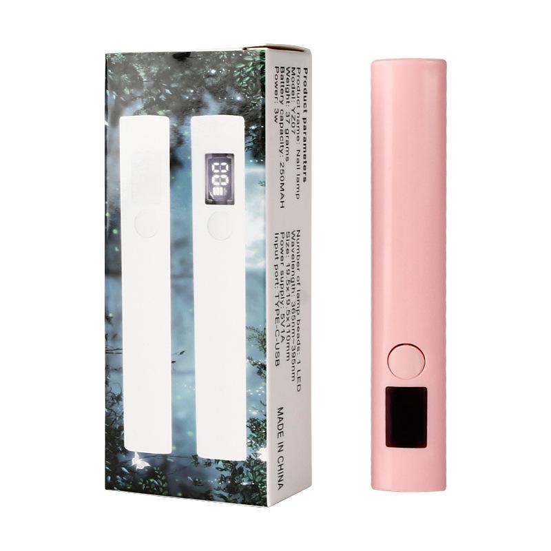 Portable Rechargeable UV Nail Art Quick-Dry Light Holder