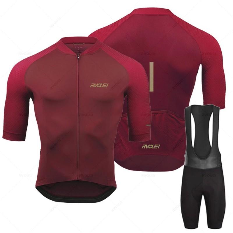 Mens Quick-Dry Cycling Jersey Set Breathable