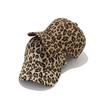 Weiche Baseball-Visierkappe Leopardenmuster Langes Visier Mode-Sonnenhut Damen