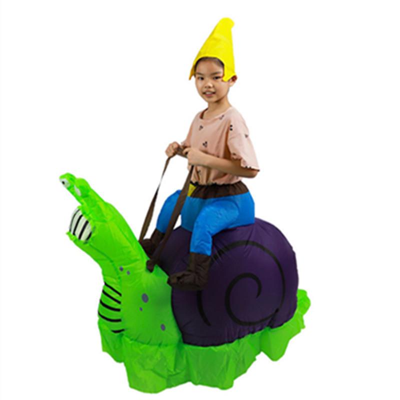 

Надувной костюм улитки для косплея родителя и ребенка и сценического выступления Standard Size