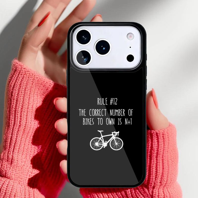 Fahrrad Handyhülle für iPhone 17 16 15 14 13 Pro Max Rückseite für 12 11 Pro Hülle