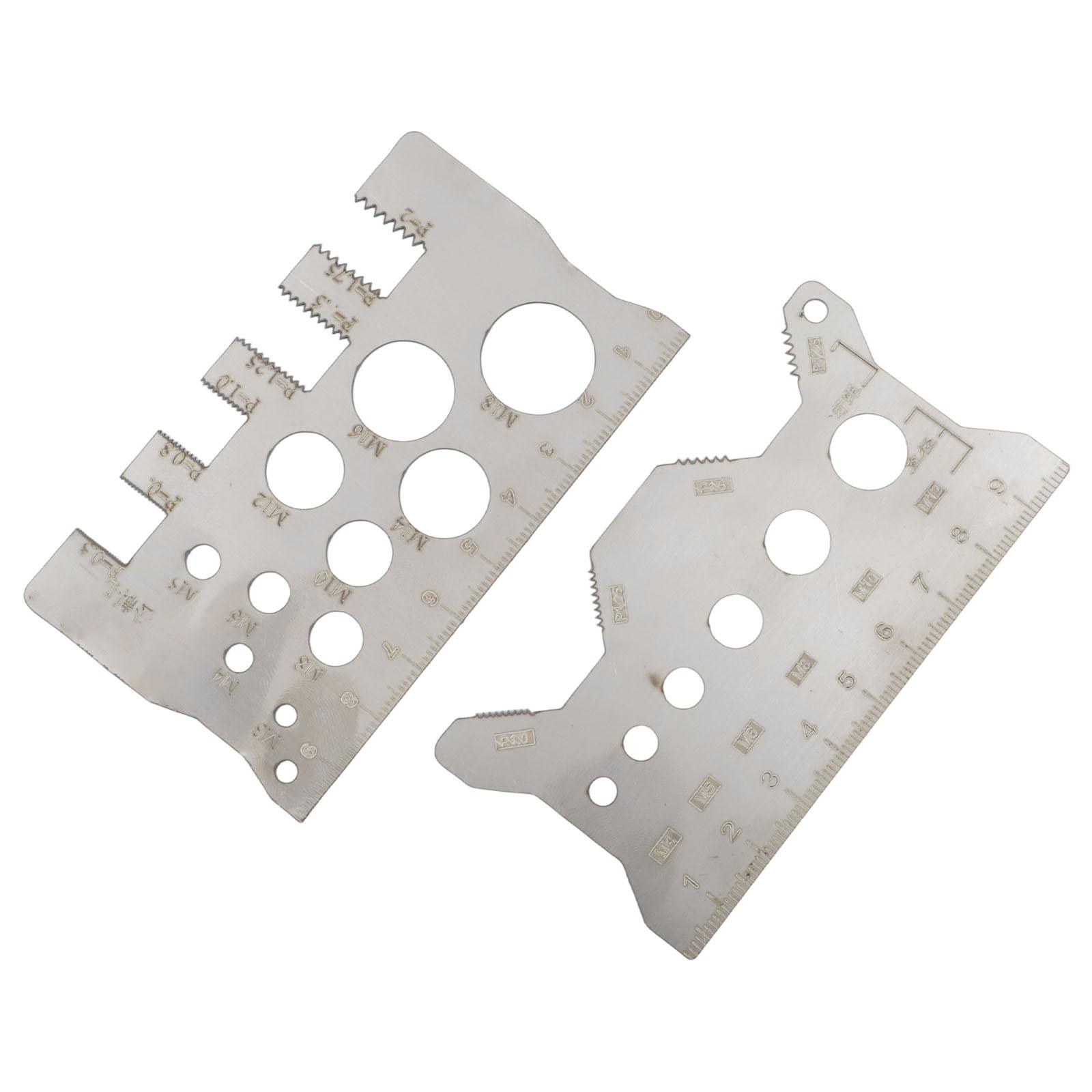 

Measuring Ruler Screw Pitch Gauge Thread Gauge Tool Lightweight And Handy