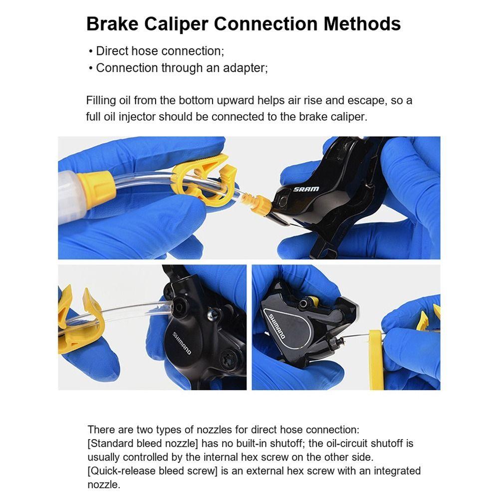 Plastic Bicycle Brake Repair Tools Yellow&Transparent Brake Maintenance Set  Road Bike