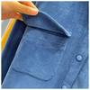 Women's Velvet Corduroy Shirt Jacket - Simple & Fashionable, Perfect for Spring and Autumn