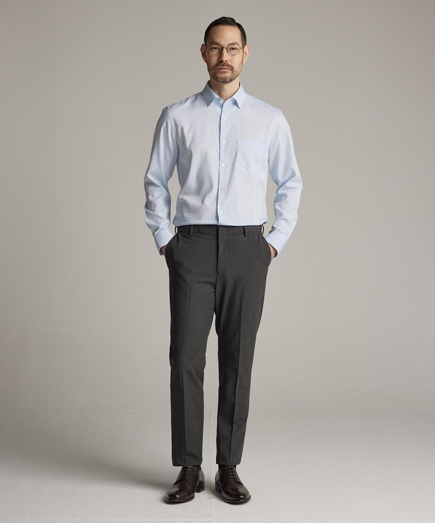 STCO [Hidden Band] Essential Slacks Charcoal (Tapered Fit)_Spauz02Tsc