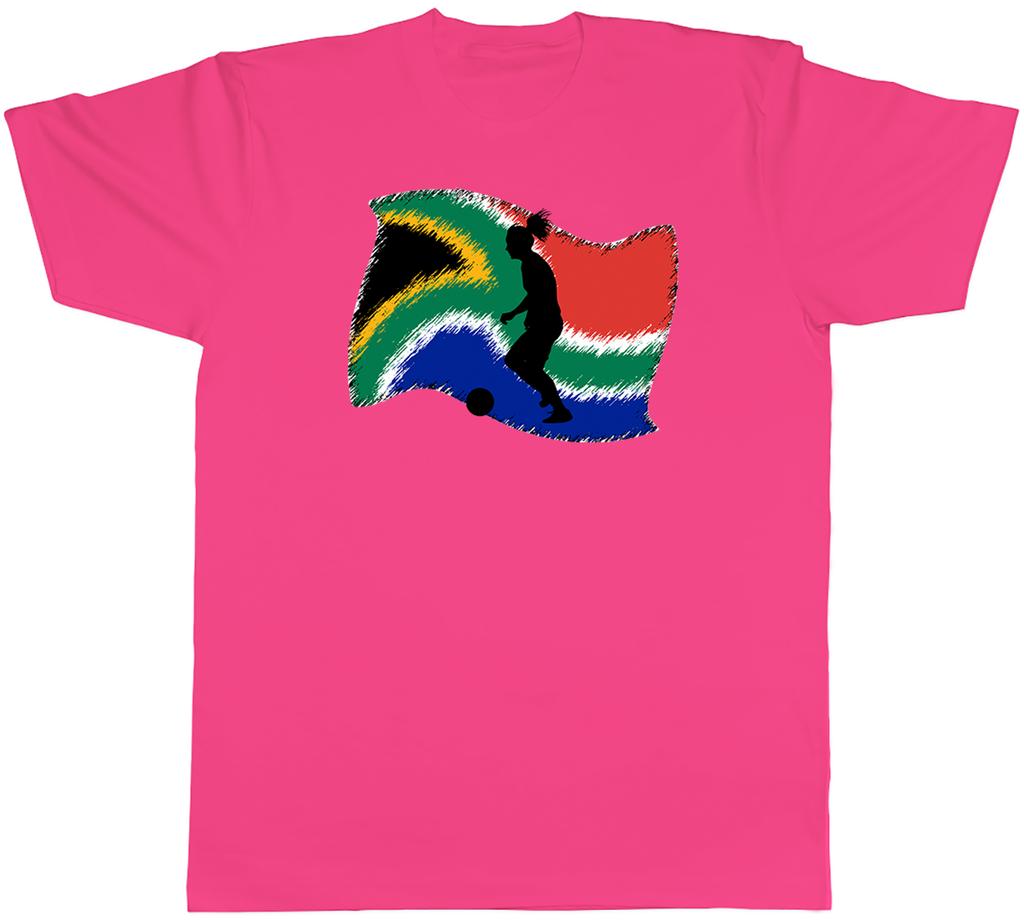 South Africa Flag Womens Football Mens Unisex TShirt Tee