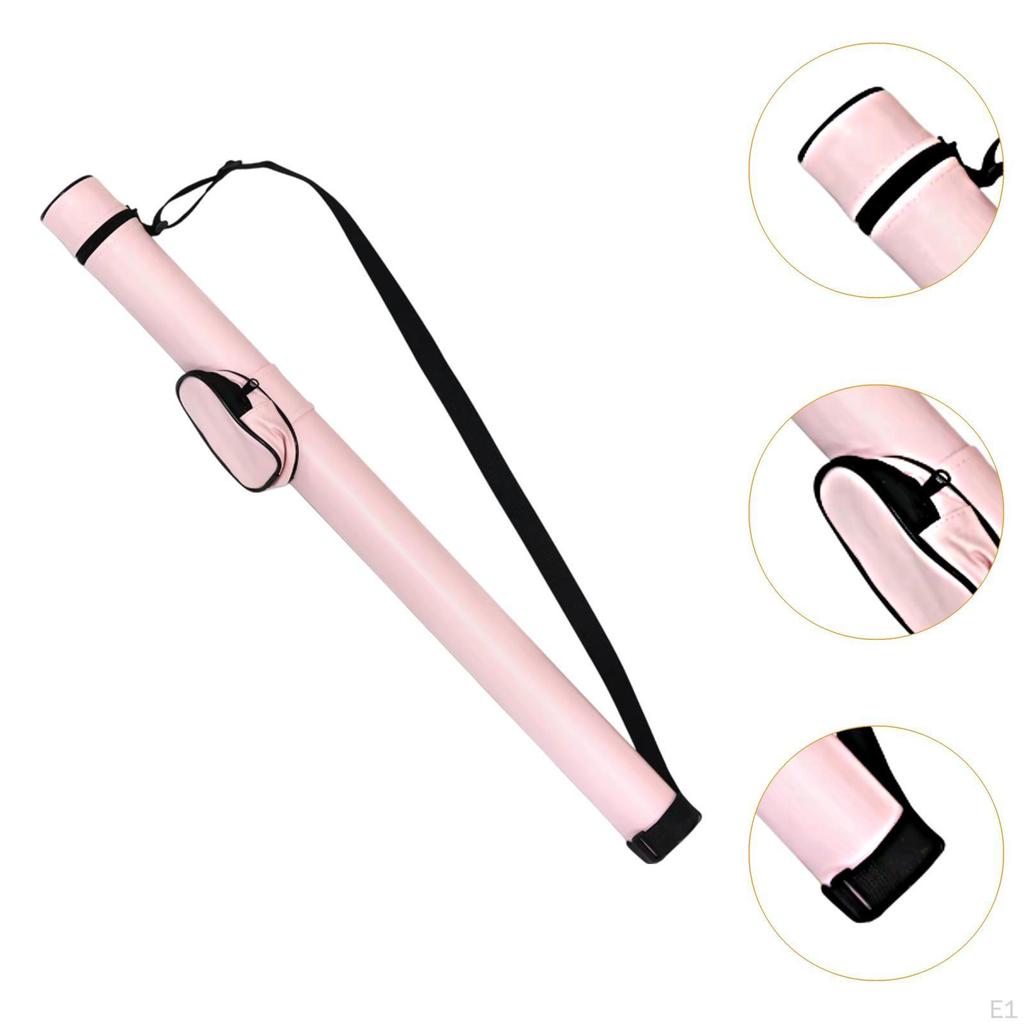 Billard Pool Queue Koffer Aufbewahrungsbox Rosa Tasche Fassung Butt Schaft Organisieren Stick