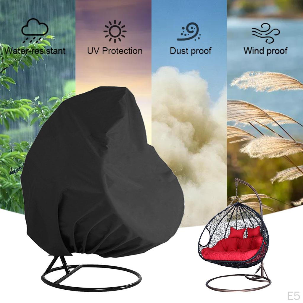 Egg Cover Furniture 210 Cloth with Elastic Drawstring Quick Installation Windproof for Gift Families