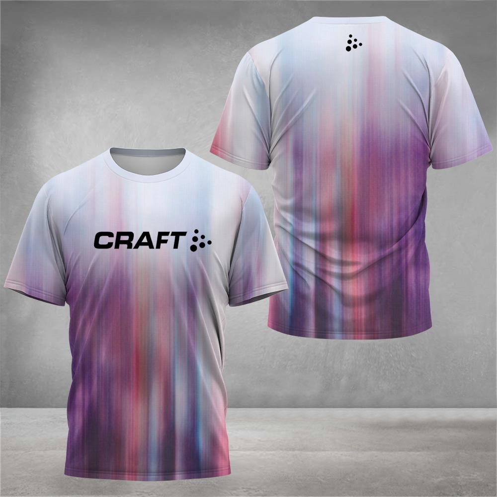 Letní pánské módní ležérní tričko s kulatým výstřihem a potiskem tie dye, 3D potisk, nové rychleschnoucí krátkorukávé tričko na badminton a tenis