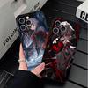 Genshin Impact Arlecchino Soft Phone Case for iPhone 16 16E 17 Air 15 Pro Max 14 Plus 13 Mini 11 12 7 Black Cover Back Shell