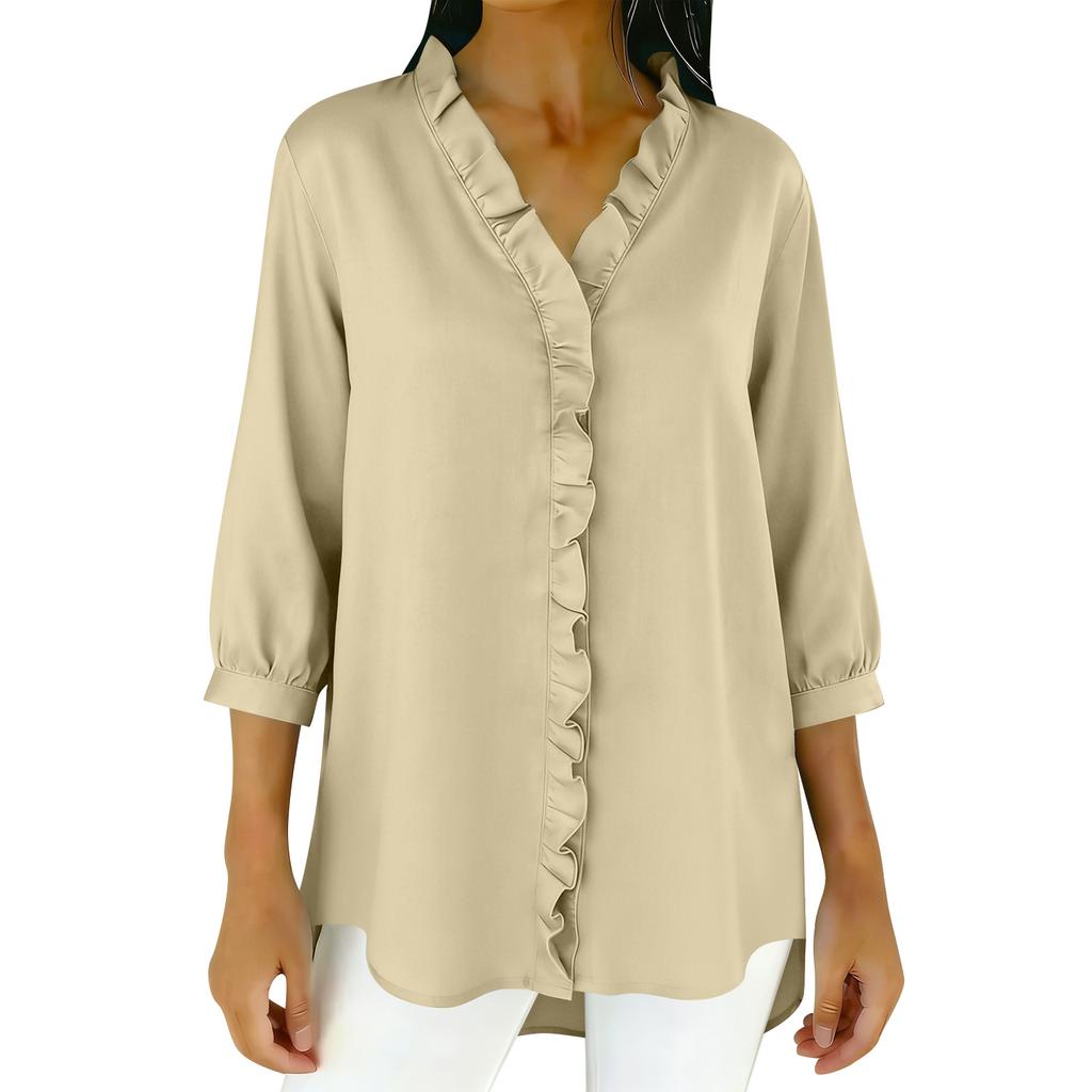 Women's 3/4 Sleeve Shirts Graphic Tees Shirts Casual Basic Tops Pullovers