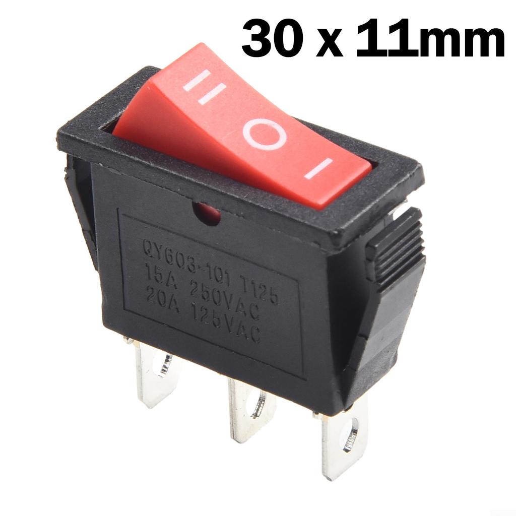 Rectangular Rocker Switch 15A 250V 20A 125V Electrical Equipment