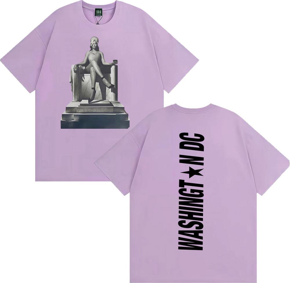 Beyonce Cowboy Carter 2025 Tour Graphics T-shirt Men Women High Street Trending Cool T Shirts Cotton Casual High Quality T Shirt