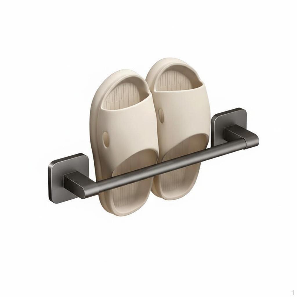 Wandmontiertes Pantoffelregal Einfache Montage Platzsparendes Wandmontiertes Schuhregal für
