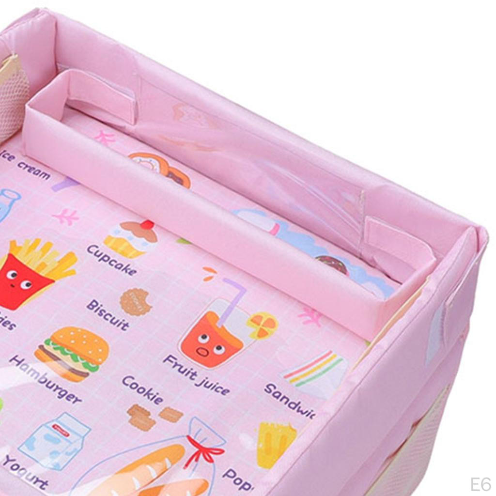 Für Kleinkinder Kinder Tablett Faltbar Reise Aktivität Schoß Reise Spiel Organizer Taschen Essen