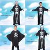 Premium Quality Halloween Costume Masquerade With Human Skeleton Ghost And Devil Mask