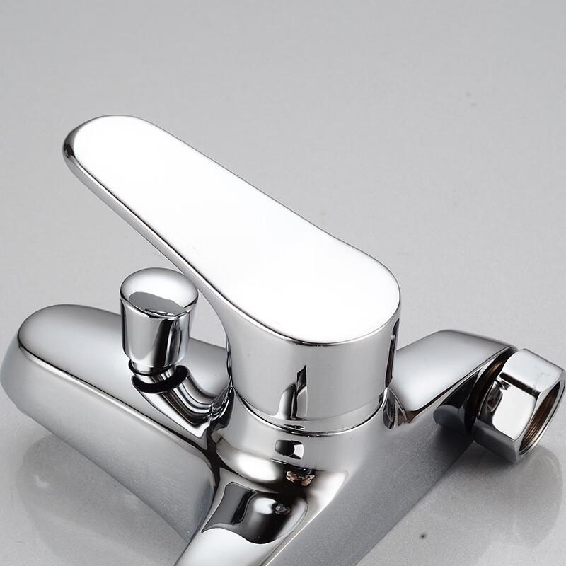 TLXT Flying Triple Wall-Mounted Shower Faucet with Lifting Rod