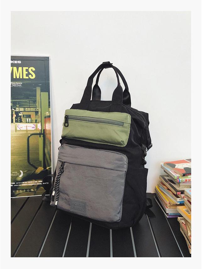 

Унисекс Легкий Рюкзак Большой Вместимости для Путешествий и Школы чёрный