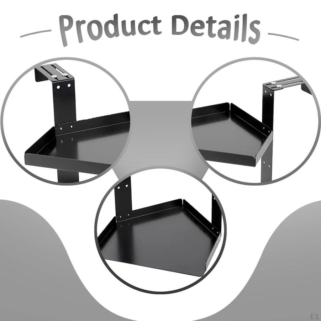 Büro Kabinenregal Verstellbar Platzsparend 2 Ebenen Eckaufbewahrung Organizer Gestell für