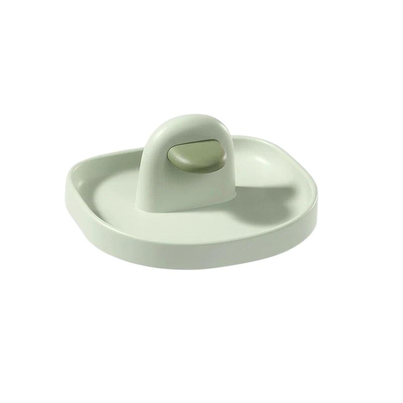 

Pot Lid Holder Organizer Rack Spoon Rest Countertop Storage Durable Drain Rack Easy to Clean for Kitchen Cooking Utensils