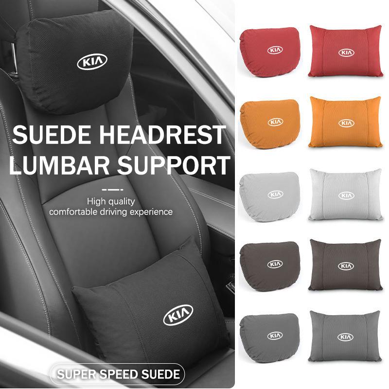 AAAFL1 Car Seat Headrest Neck And Waist Support Accessories For KIA K5 K2 Rio Optima Sportage Venga Sorento Stonic Forte