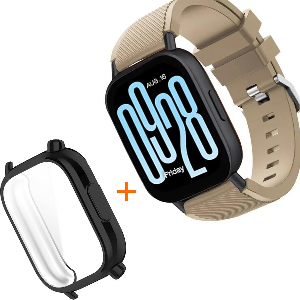 Silicone Strap With TPU Case For Xiaomi Redmi Watch 5 Active Lite Smart Watch Wrist Band And Case For Redmi Watch 5 Active Lite