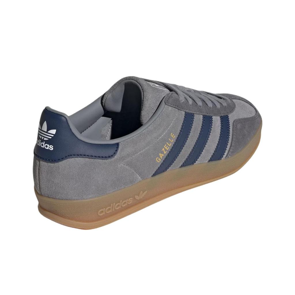 Adidas Gazelle Indoor Grey Night Indigo Unisex Sneakers Grey-Five JQ8397