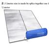 Outdoor Camping Air Mattress, Picnic Blanket, Picnic Pad, Aluminum Foil Mats, Double Side, Dampproof Beach Mat