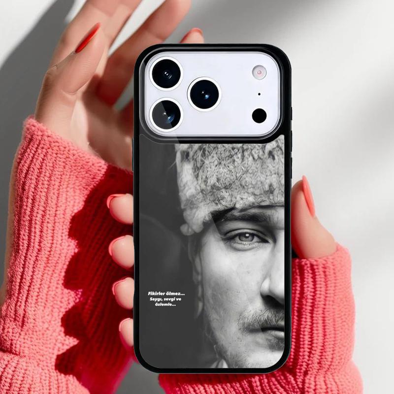 Turkey Mustafa Kemal Ataturk Phone Case for iPhone 17 Air 16e 15 14 13 Pro Max Back Cover for 12 11 Pro Coque