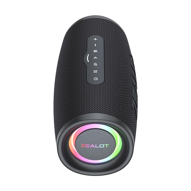 High Quality ZEALOT S56 Portable Speaker Waterproof Outdoor Wireless Speaker 40W Power Speaker