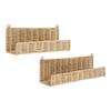Treviso Wall Shelf Set of 2 Natural.