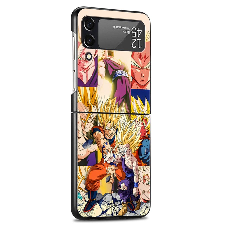 Phone Case for Samsung Galaxy Z Flip 5 Z Flip 6 Z Flip 7 Z Flip Z Flip 4 Z Flip 3 Back Cover Dragons Balls
