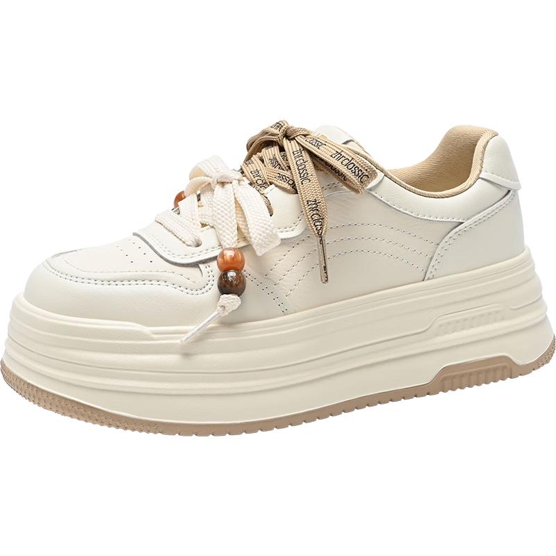 ZHR Women s Internal Height Platform Beaded Skate Shoes 38