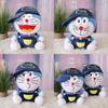 Adorable New Plush Toy Doraemon Doll With Hat Featuring Fun Cartoon Design For Kids